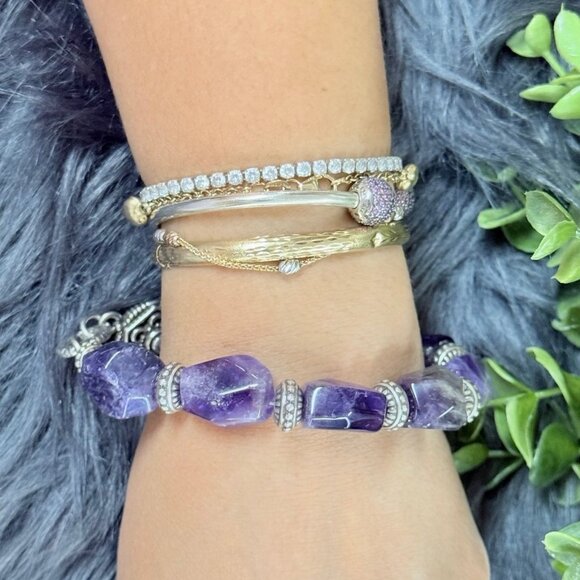 Brighton Amethysts Toggle Bracelet - Picture 5 of 5